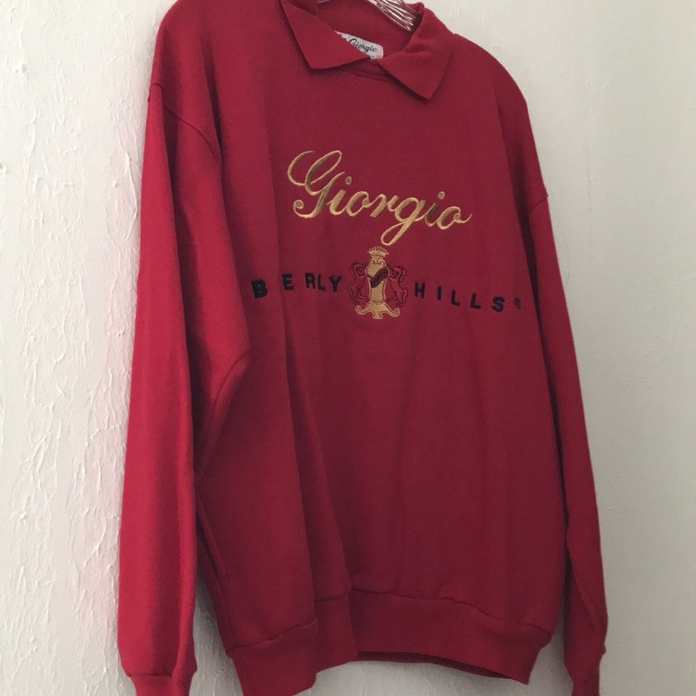 New/vintage/never worn Giorgio of Beverly Hills Large sweatshirt.